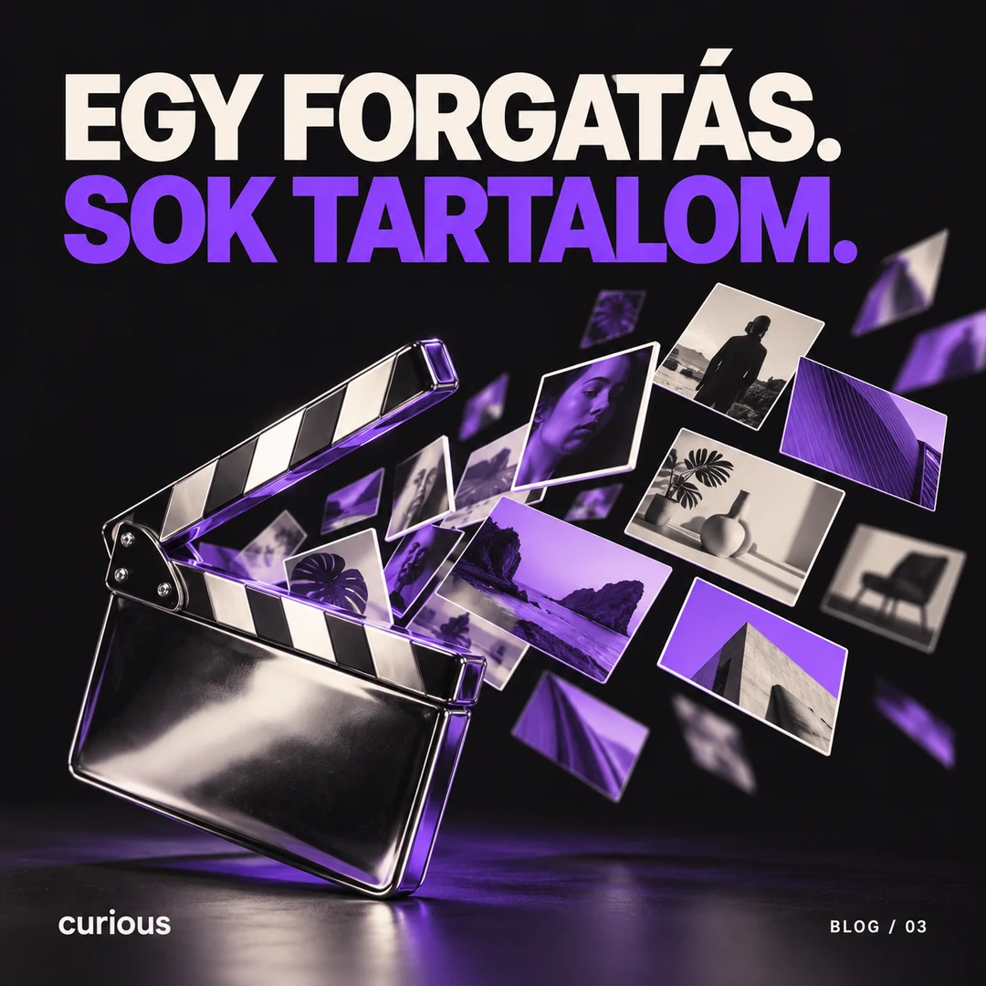 Egy forgatásból egy hónapnyi tartalom? A tervezésnél kezdődik