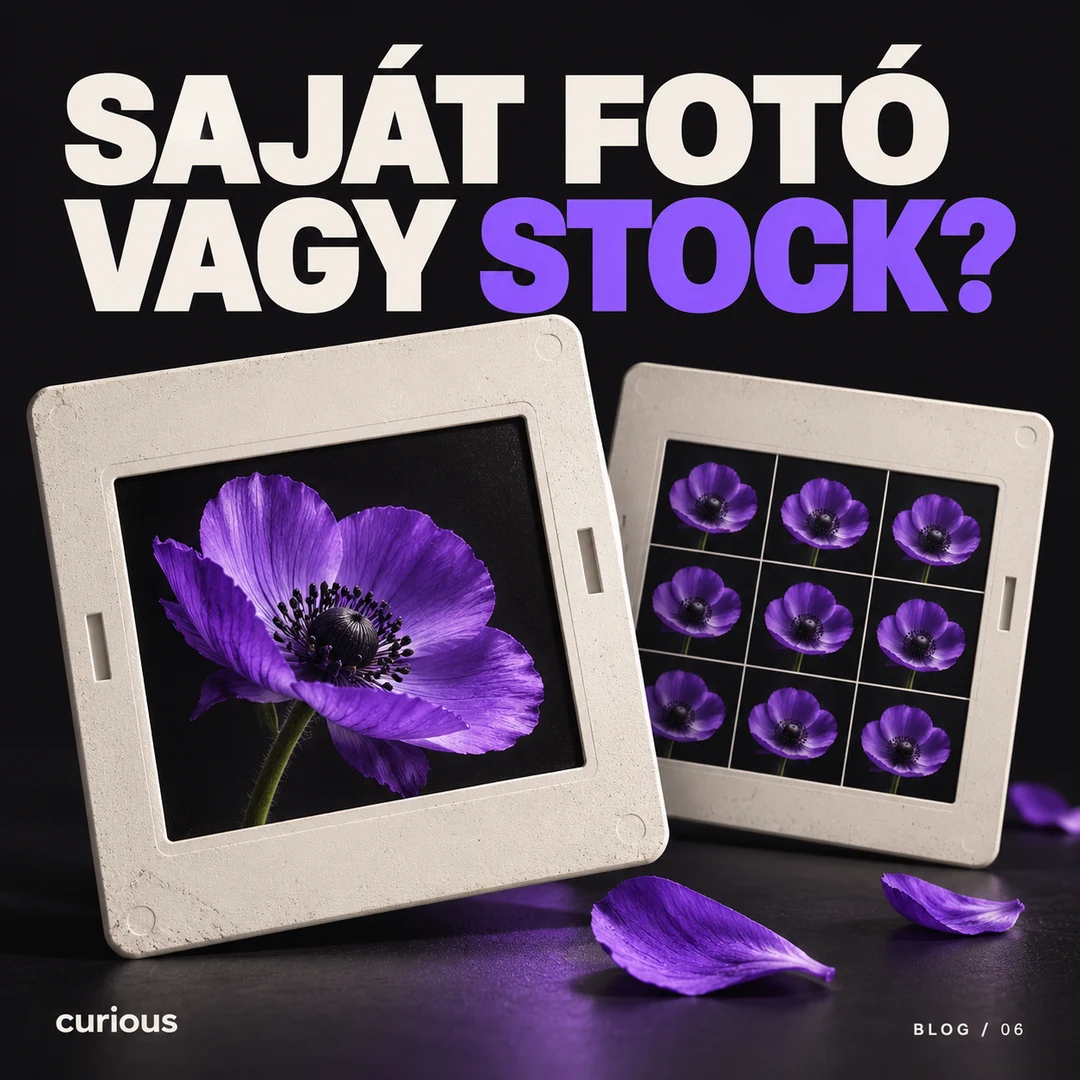 Saját fotó vagy stock? Attól függ, mit akarsz megmutatni